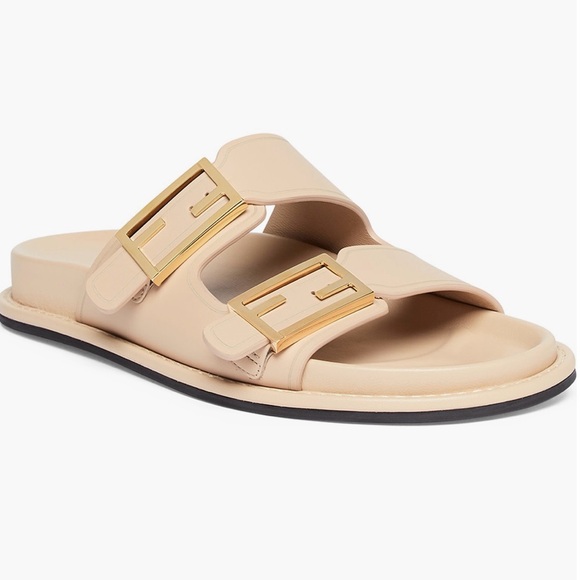 Fendi Shoes - Fendi F Buckle Sandals